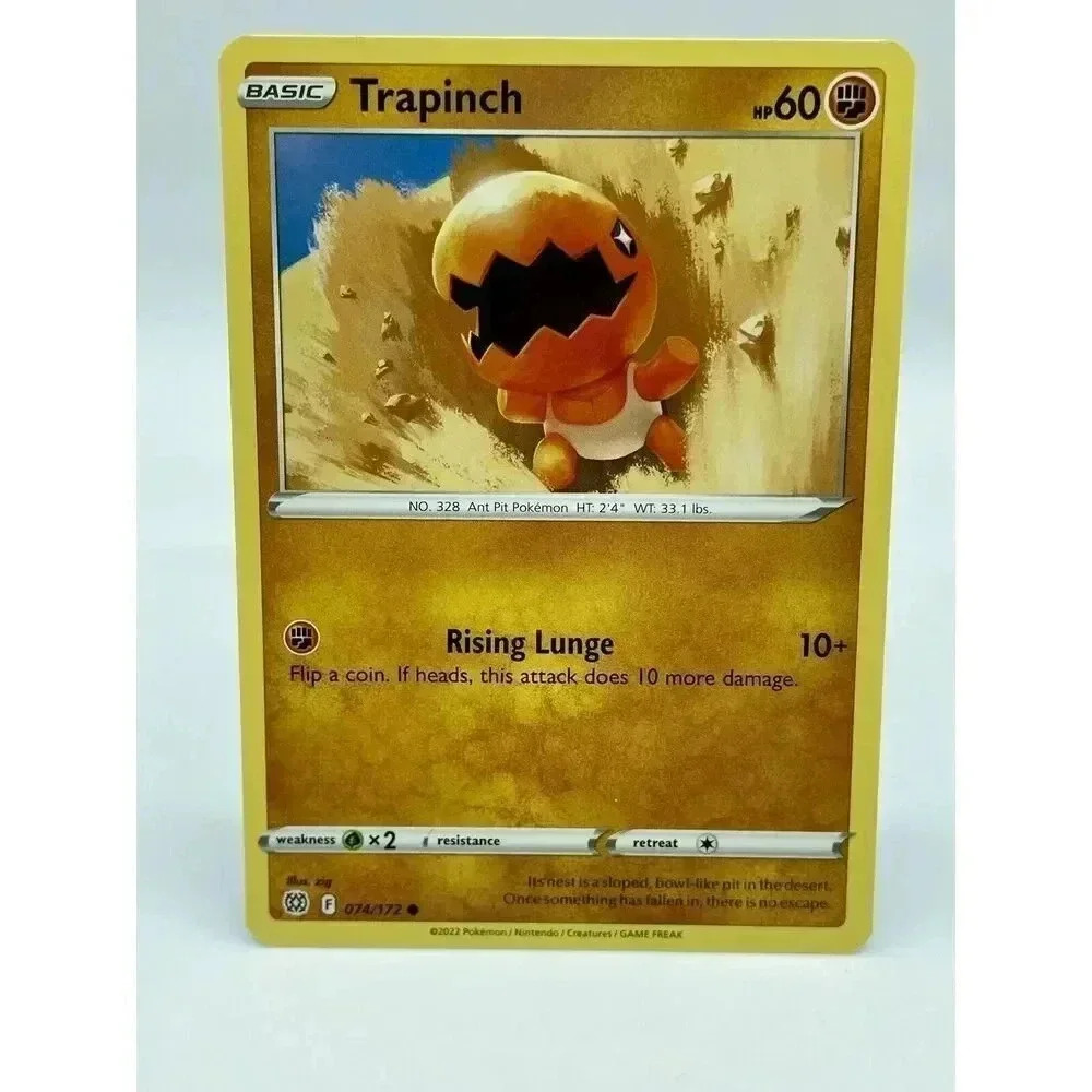 Trapinch 074/172 Brilliant Stars Common Non-Holo Pokemon TCG Mint Unplayed